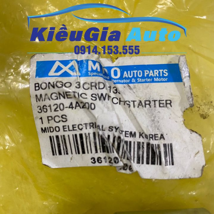 Chuột (Rơ le) đề Kia K200 / Kia K250 / Kia Bongo 3