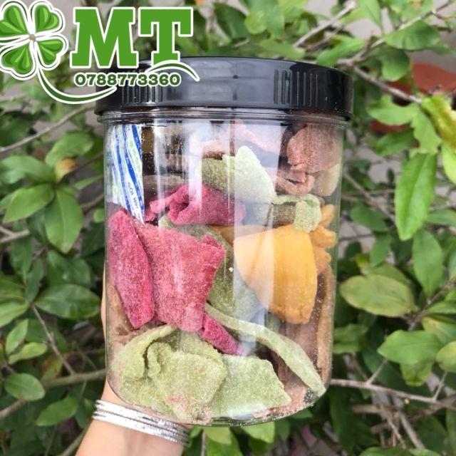 Mứt dừa non miếng mix vị nhà làm KL 1kg