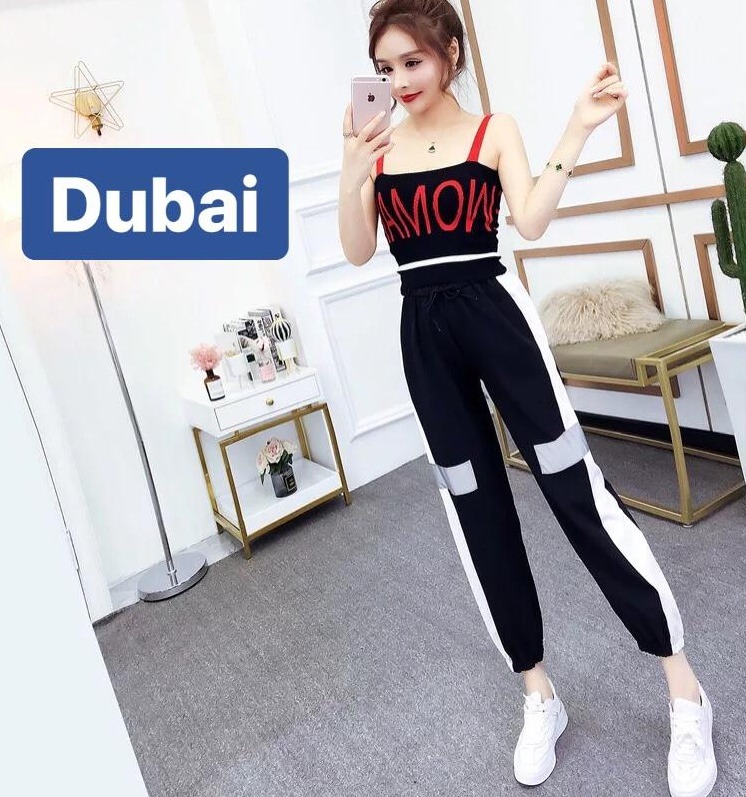 QUẦN JOGGER NỮ THUN NỈ HAI SỌC THOÁNG MÁT KIỂU DÁNG THỂ THAO CHẤT NỈ DÀY DA CÁ CAO CẤP DB - DUBAI FASHION