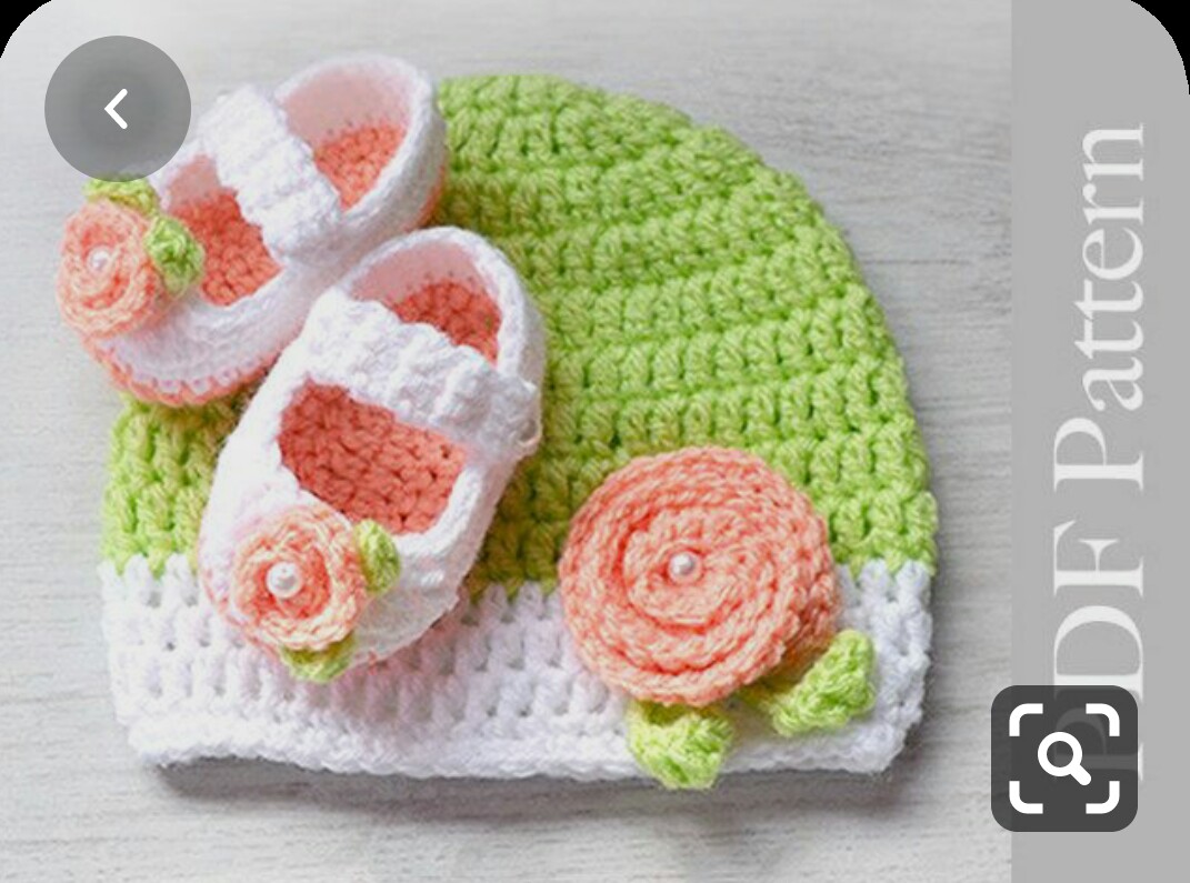 [HCM]Set Giày len +mủ len cho bé gái ( cho bé từ 3 tháng  đến  6 tháng) chiều dàu gót giày 8->10cm