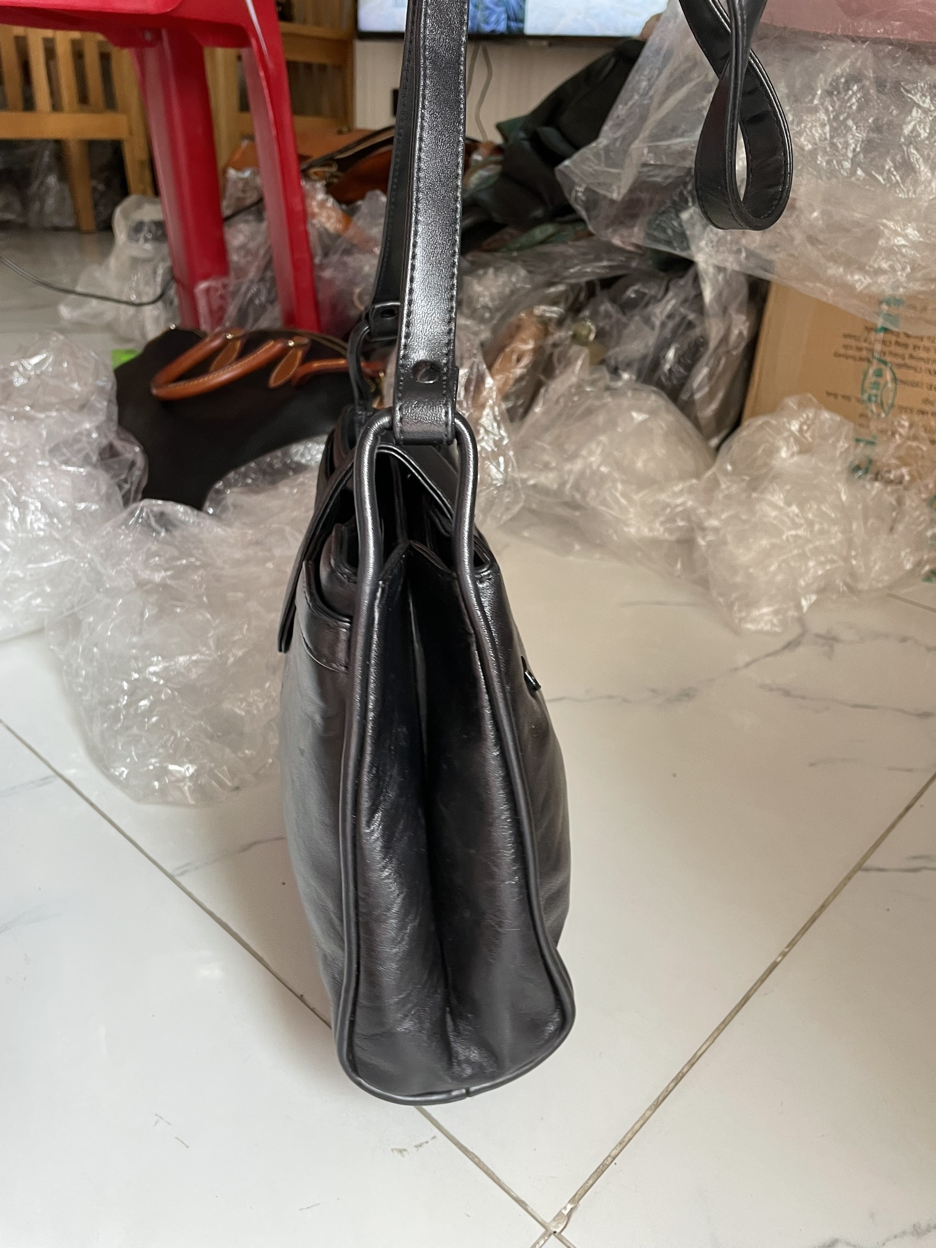 Túi si đeo chéo da thật hiệu Repute