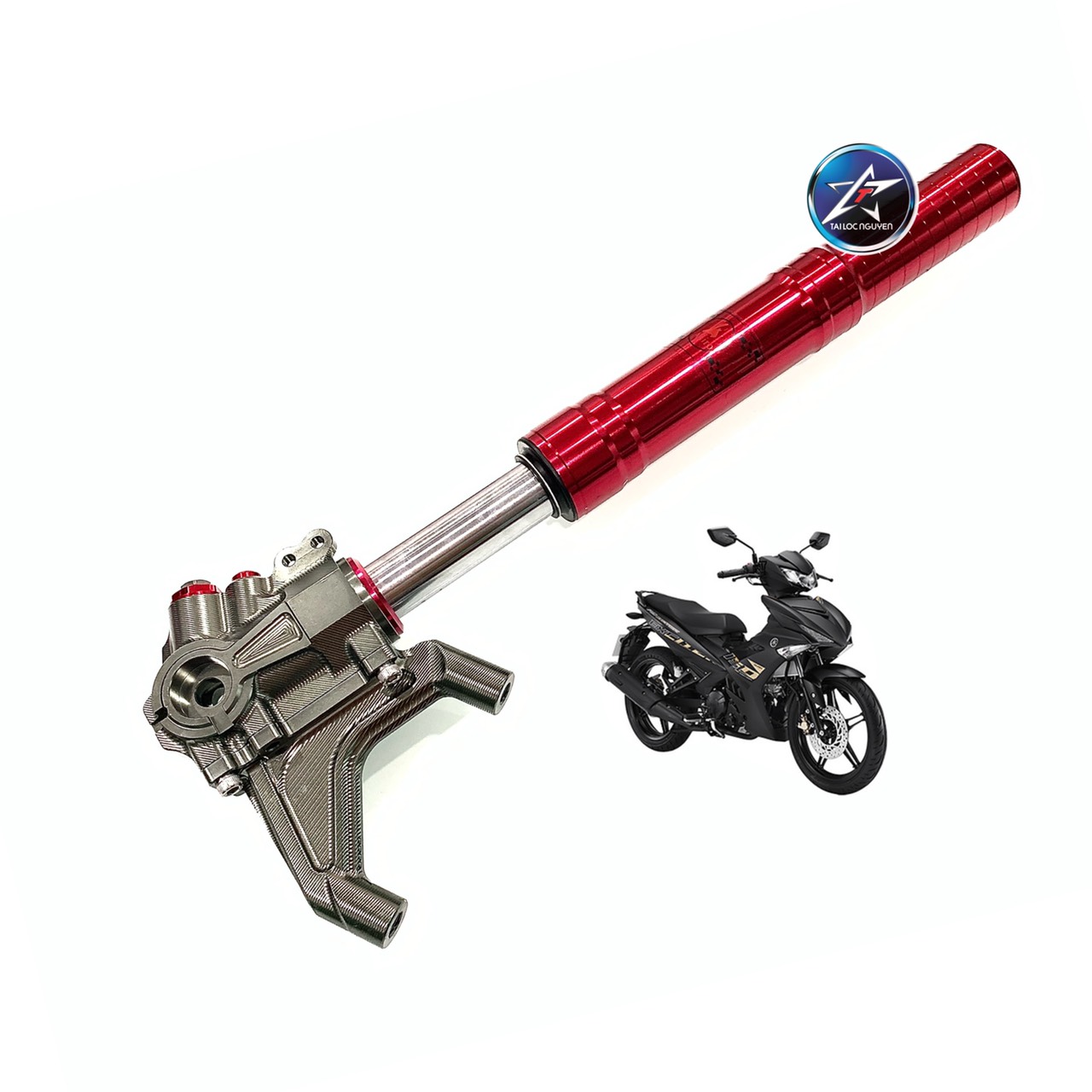 Phuộc USD Asiro Lên 2 Đĩa Cho Ex150 Dùng Chảng Ba Lớn