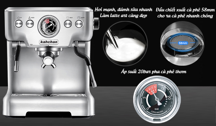 [Trả góp 0%]combo máy pha cà phê espresso và máy xay cafe chuyên nghiệp
