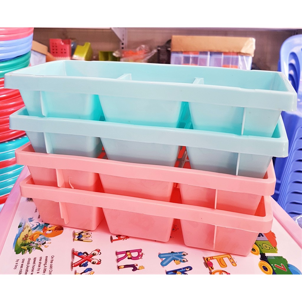 Combo 3 Khay Đá 5 Viên Nhựa Dẻo