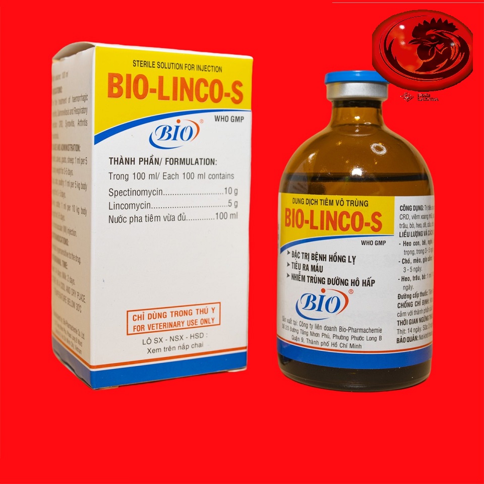 BIO Linco S khò khè cho gà đá CHAI 100ML