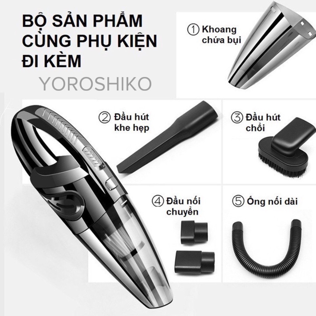 Máy hút bụi mini cầm tay Yoroshiko cao cấp