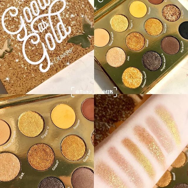 Bảng phấn mắt COLOURPOP GOOD AS GOLD