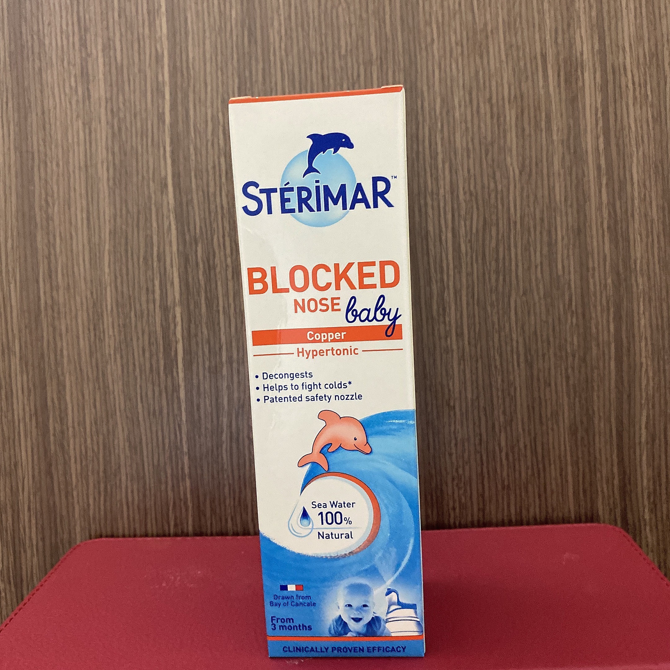 Xịt muối mũi cá heo vàng và cam Sterimar Pháp 100ml