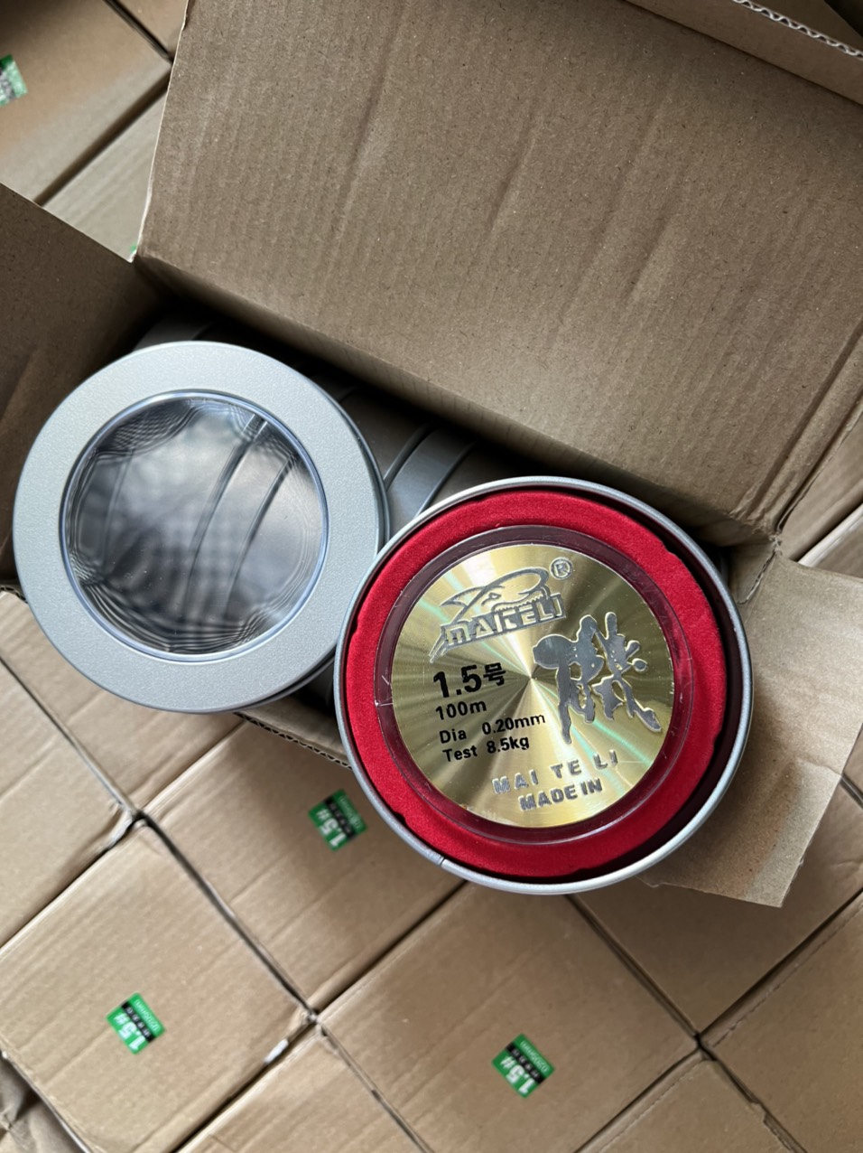 Cước hộp sắt 100m