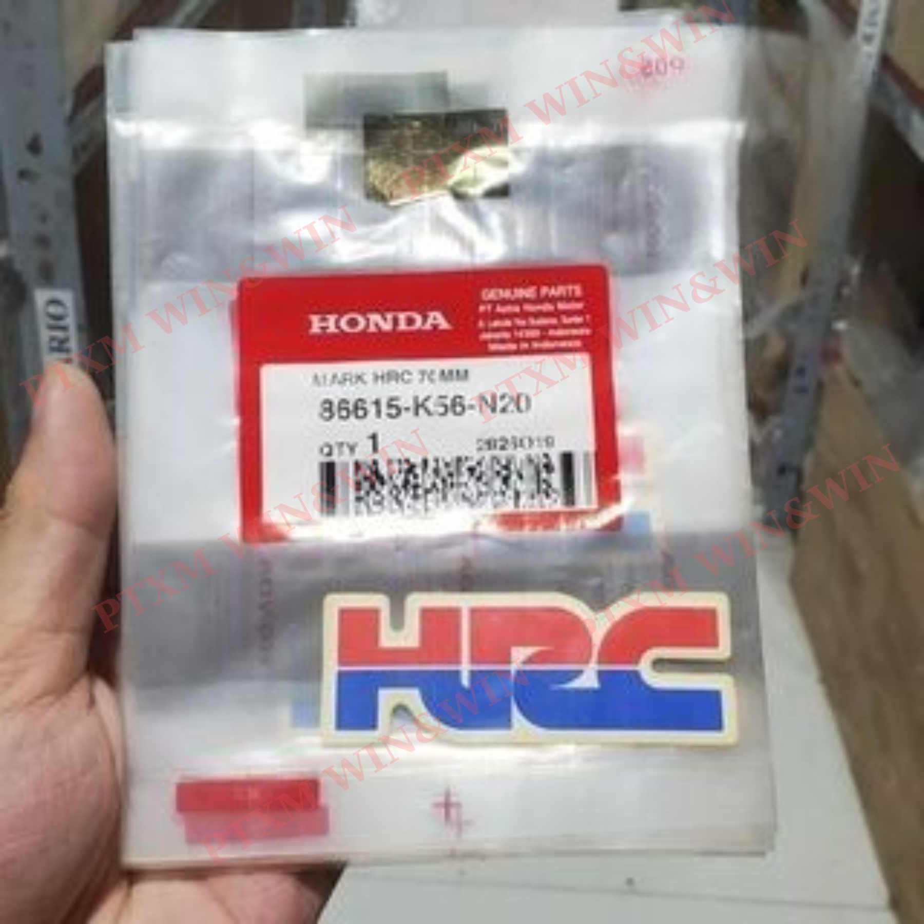 Tem HRC SONIC Zin mới - 86615-K56-N20