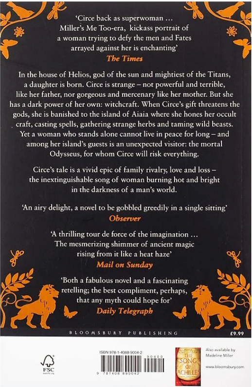 Tiểu thuyết tiếng Anh: Circe Uk