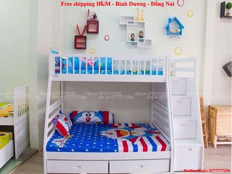 Giường Tầng Gỗ FUNYKID01
