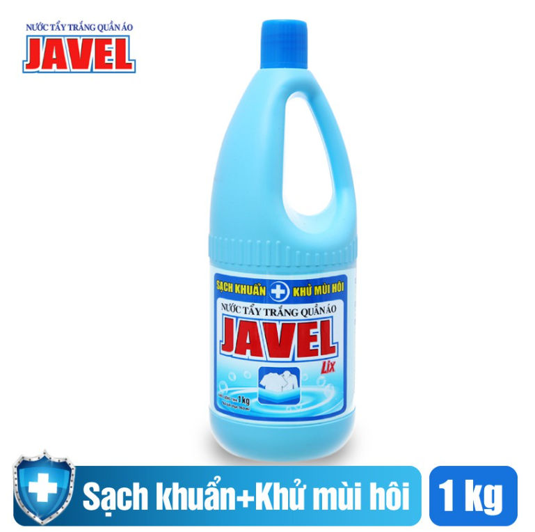 HCMNước tẩy trắng quần áo Javel Lix 1Kg - Sạch khuẩn Khử mùi hôi