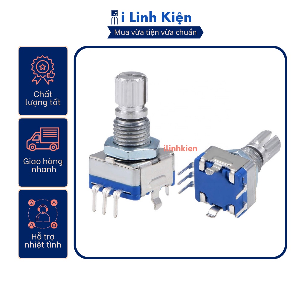 Công tắc vô cấp volume EC11 EC12 EC16 chất lượng tốt