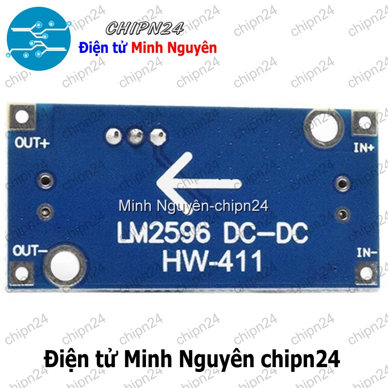 [1 cái] (D8) Mạch Nguồn Giảm Áp DC LM2596 3A ADJ - HH000067