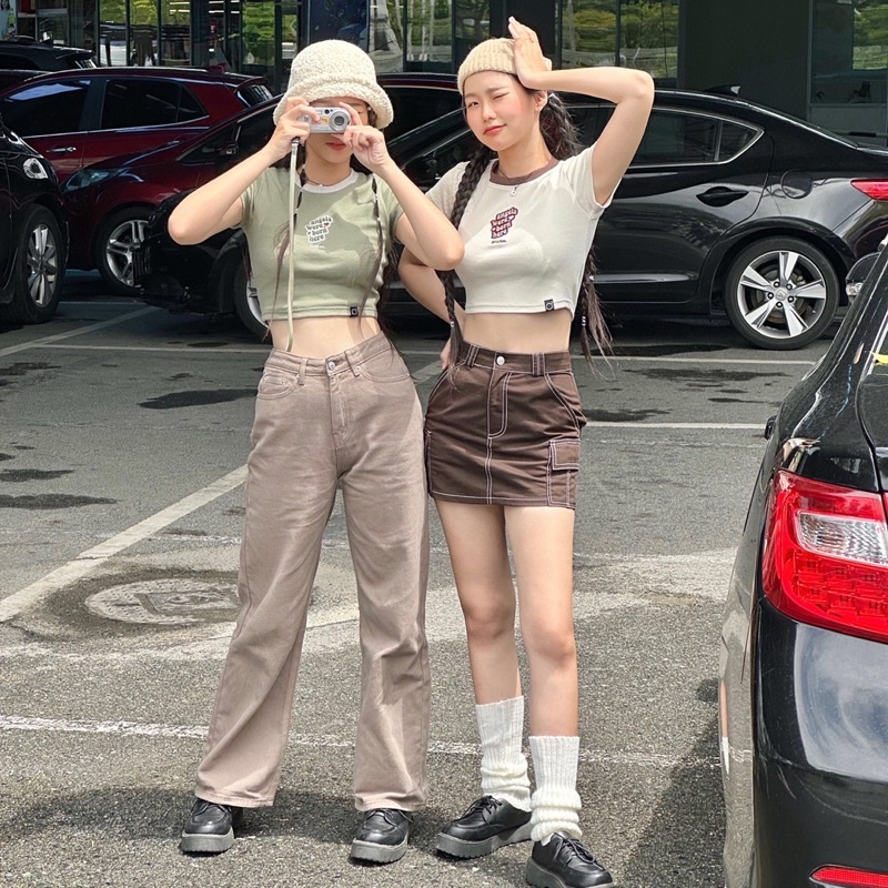 Áo Croptop Ôm PRADIES Sweet Honey