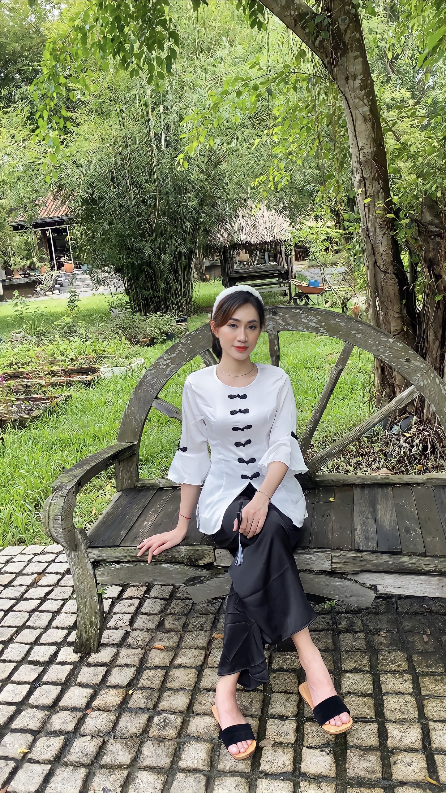 Đồ Lam Đi Chùa Chất Lụa Cao Cấp L15