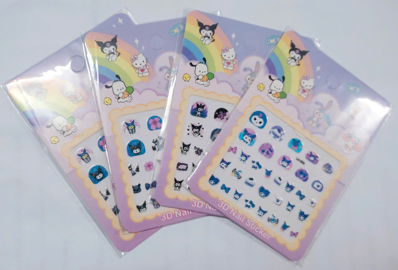 Set hình dán móng tay cho bé gái