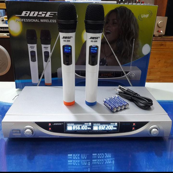 Giảm Giá Quá Đã Phải Mua Ngay Bộ Micro Karaoke Không Dây B0 SEmodel BS-999 Giảm Giá Quá Đã Phải Mua Ngay Bộ Micro Karaoke Không Dây B0 SEmodel BS-999