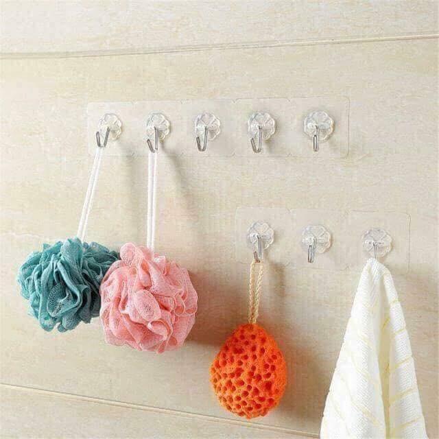 BỘ 5 MÓC TREO DÁN TƯỜNG ĐA NĂNG