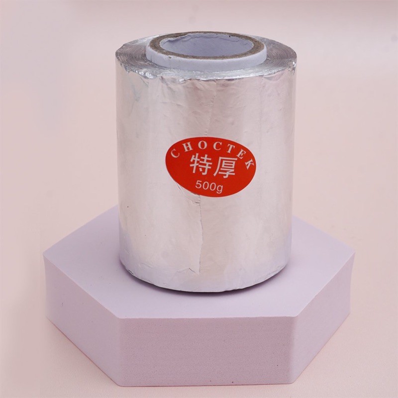 [HCM]Cuộn giấy bạc ủ phá móng 500gr - Giấy bạc ủ phá gel/bột chuyên dụng