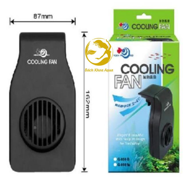 QUẠT LÀM MÁT NƯỚC BỂ THỦY SINH (cooling fan g-050-w)