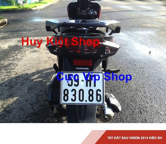 [HCM]Cảng Sau Vision 2014 - 2018 Kiểu Dáng SH300i Đen Mờ Đẳng Cấp MS2165