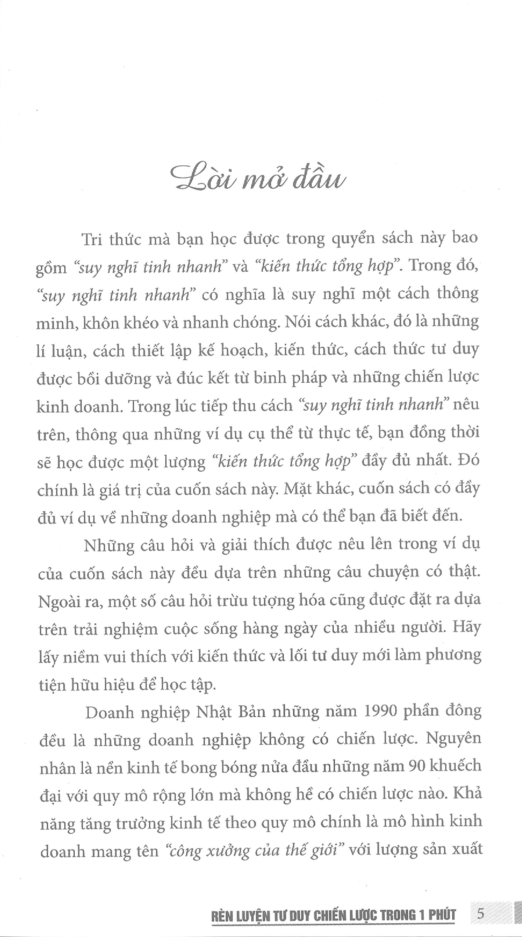 Rèn Luyện Tư Duy Chiến Lược Trong 1 Phút