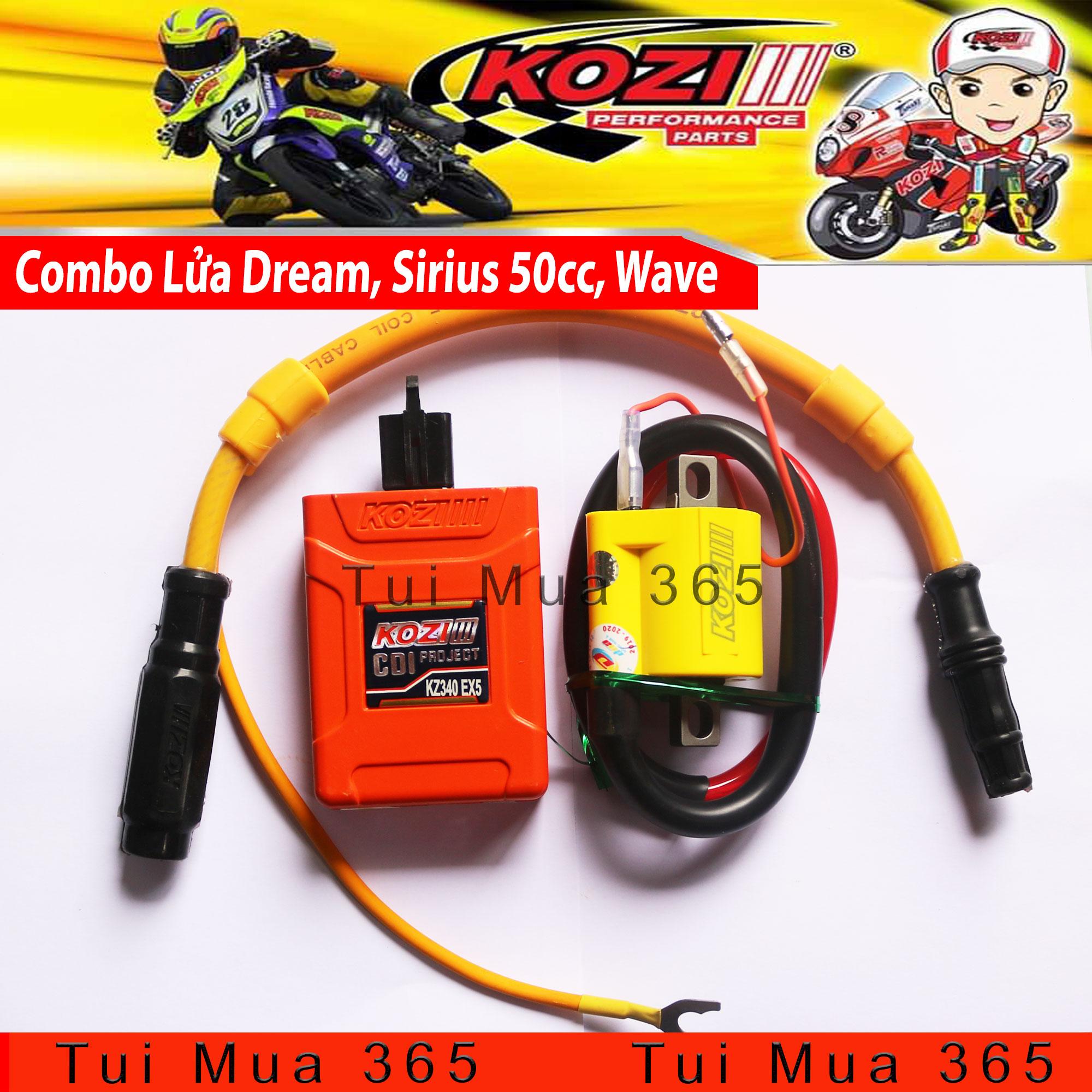[HCM]Bộ Lửa Độ Kozi cho Dream Wave 100 Elegant 110cc Sirius 50cc, Wave 50