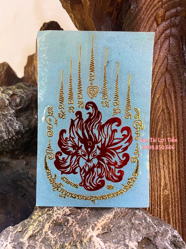 Linh Phù Dán Hồ Ly 9 Đuôi Tăng Vận Tình Duyên
