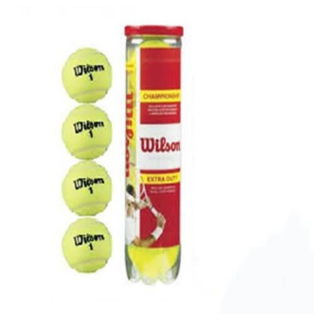 Tennis ball Wilson red box 4 left-lylysports