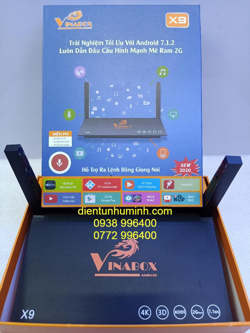 [HCM]Android TV Box Vinabox X9 - Tivi Box Android