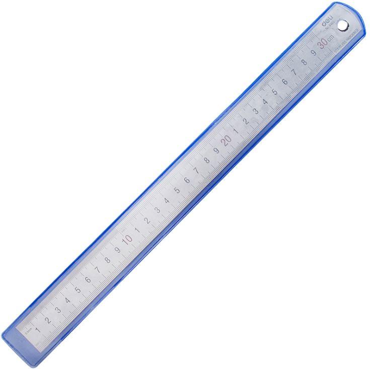 Thước lá cao cấp Deli 8463 30cm