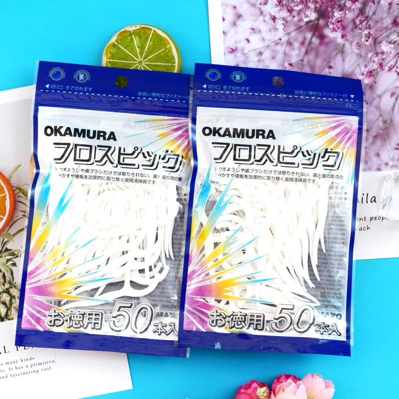 Tăm chỉ nha khoa Nhật Bản Okamura