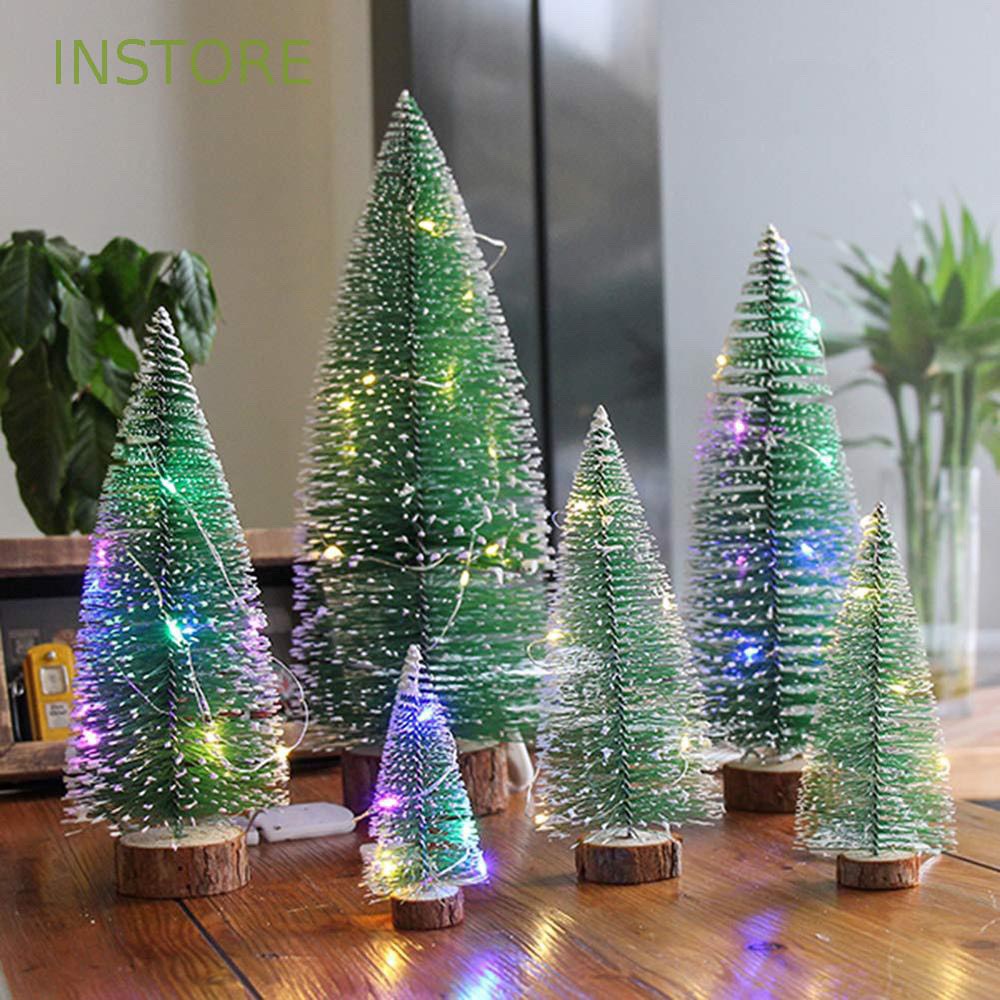 [HCM]Cây Thông Noel lá cước có phủ tuyết (20cm)