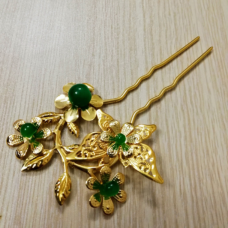 Trâm cài tóc cổ trang họa tiết hoa bướm (XIMA1580)