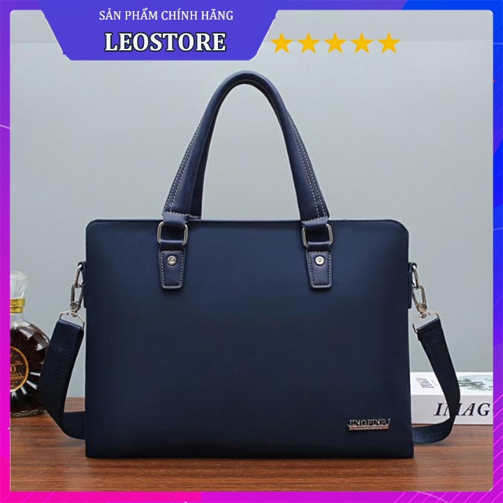 Cặp nam công sở . Túi sách tay cao cấp bền đẹp - Hai màu : Đen , xanh than