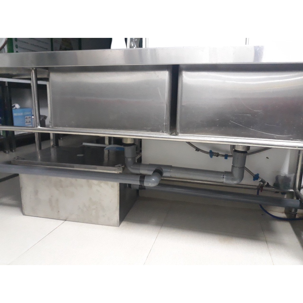 Bể Tách Mỡ Chất Liệu Inox Loại 60 Lít - Bẫy Mỡ