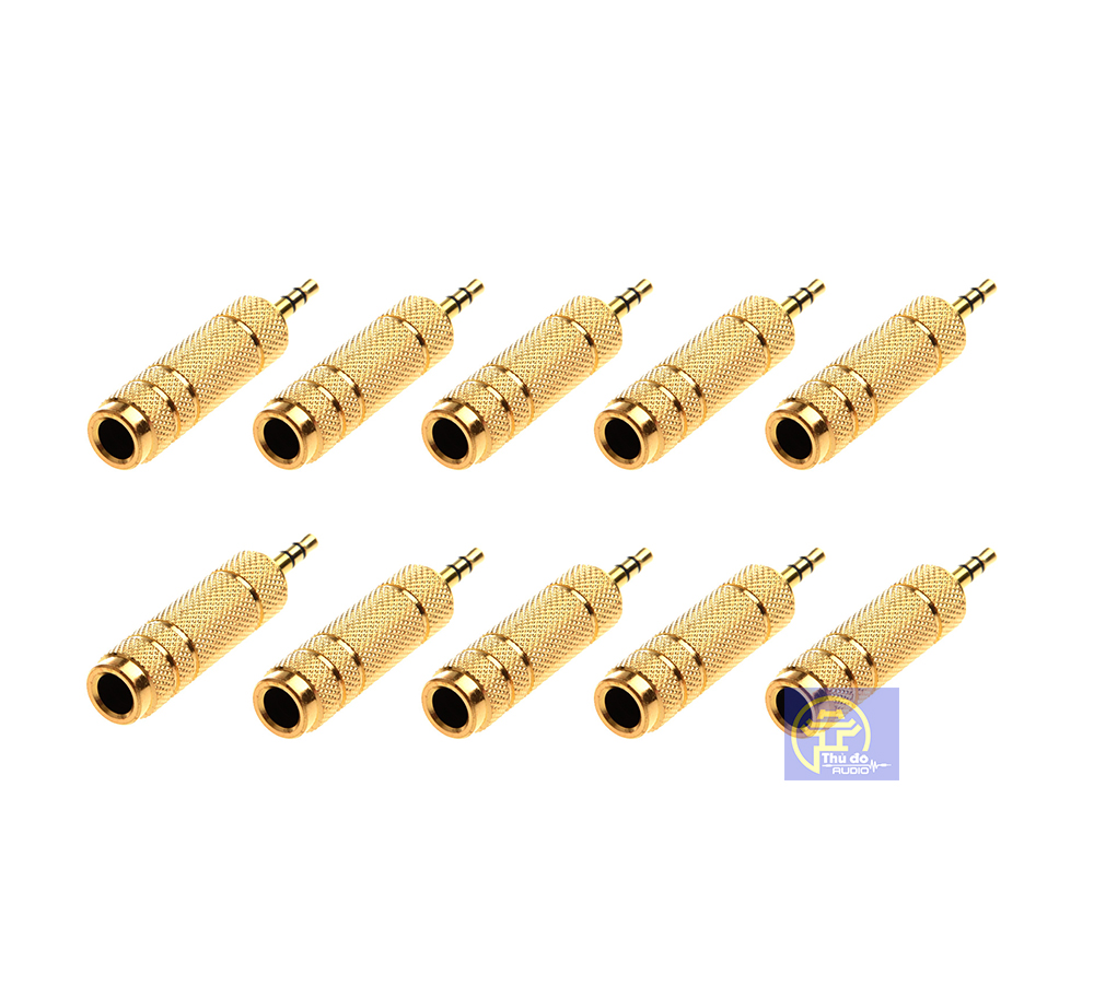 01 Đầu Jack chuyển 3.5 đực sang 6.5 cái