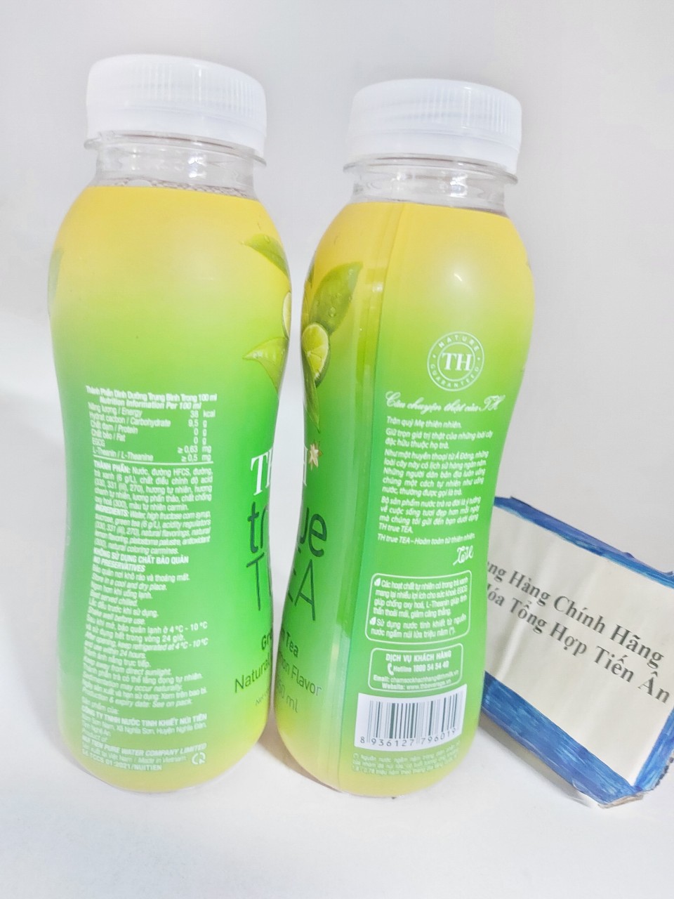 Combo 2 Chai Nước Trà Xanh Vị Chanh TH true TEA 350ml ( Tự Nhiên Rất ngon nhé )