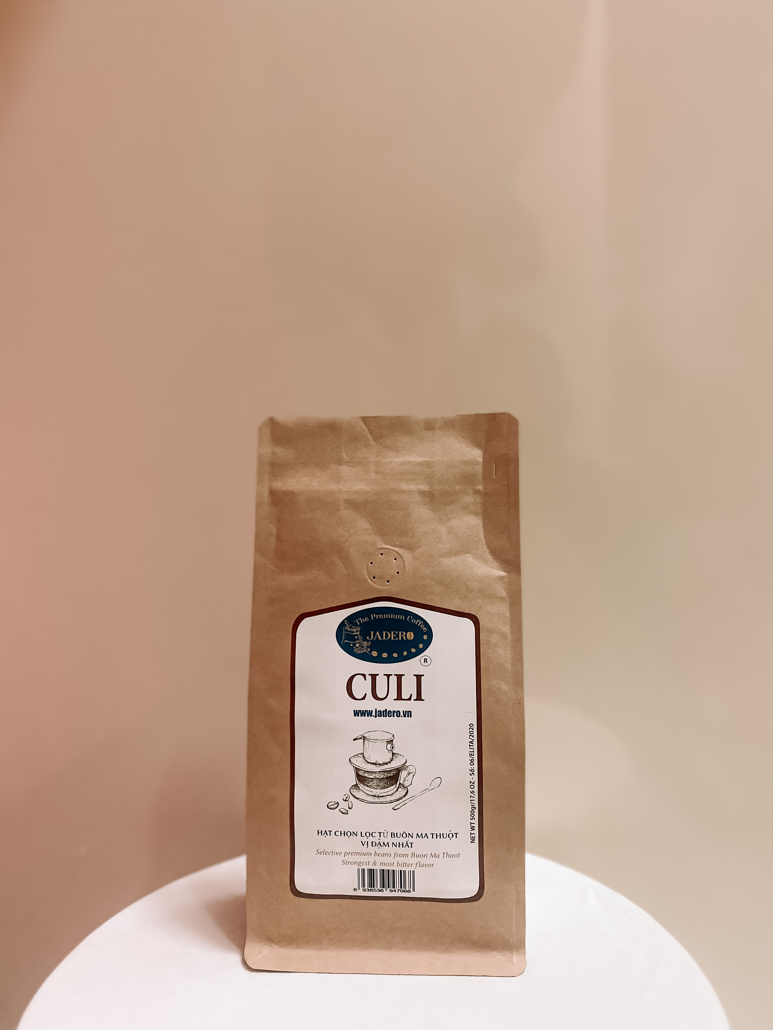 [HCM]Cà phê Culi hạt pha phin rang mộc nguyên chất 500Gr
