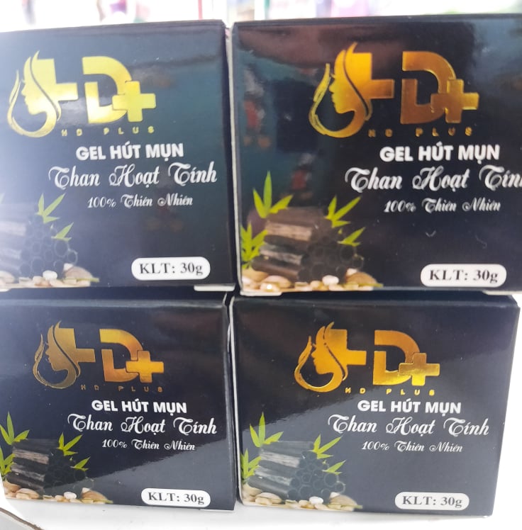 gel hút mụn than tre HD
