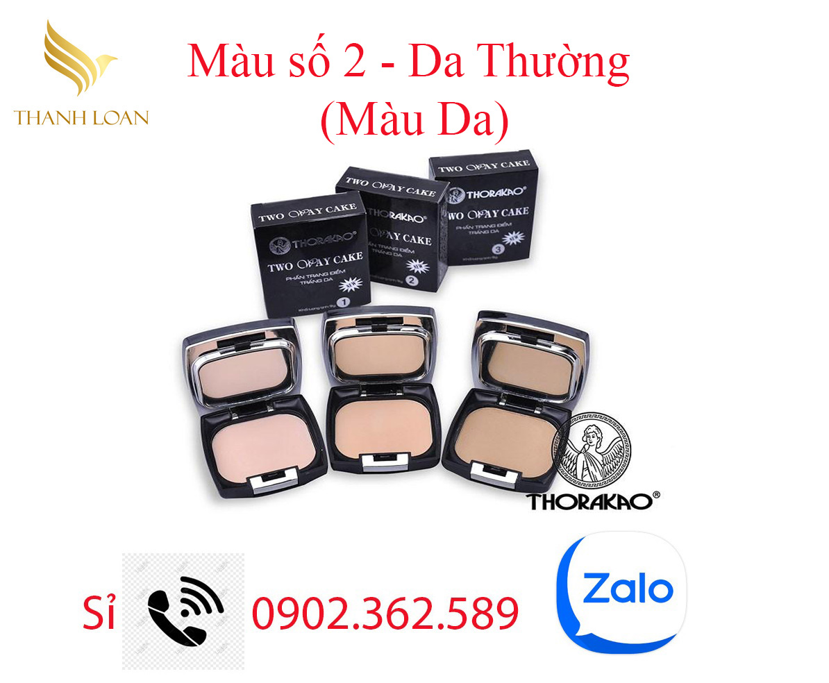Phấn Trang Điểm Trắng Da Thorakao - 9g - Màu 2 - Thanh Loan