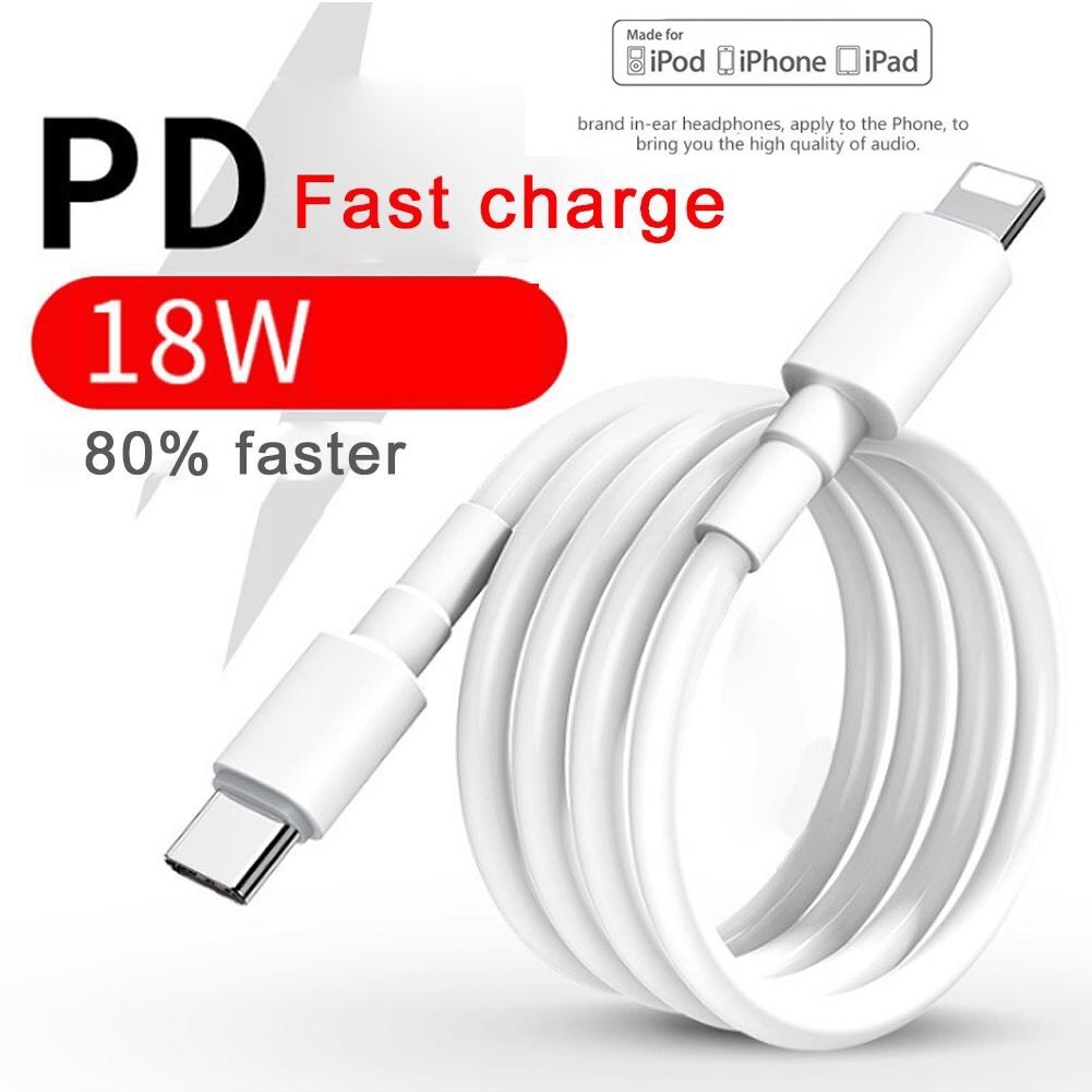 Cáp Sạc Nhanh PD 18W lightning Cho Apple dài 1m / 2m