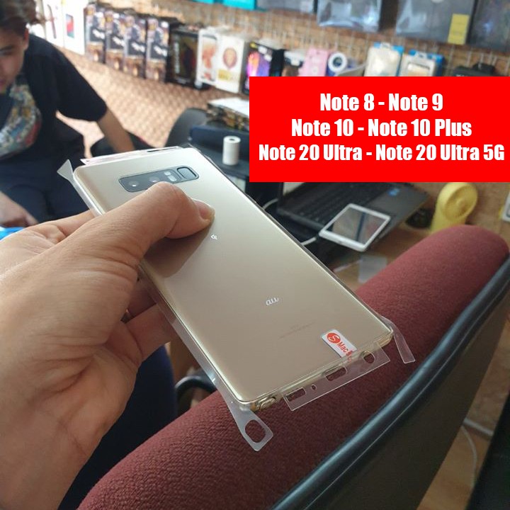 Dán ppf full lưng viền note 8 note 9 note 10 note 10 plus