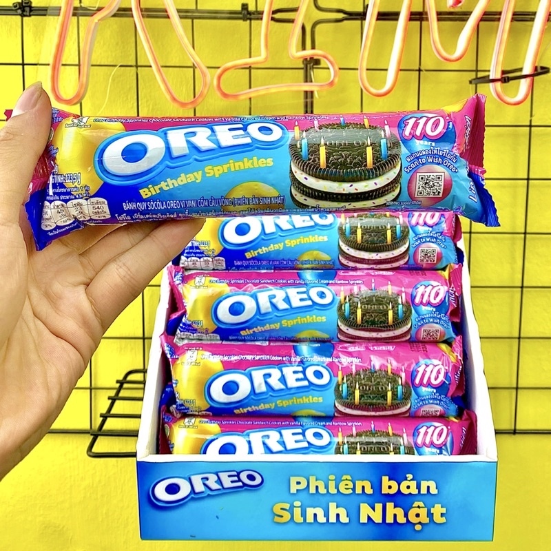 ☬ Bánh quy Oreo vị vani cốm cầu vồng(Birthday Sprinkles)