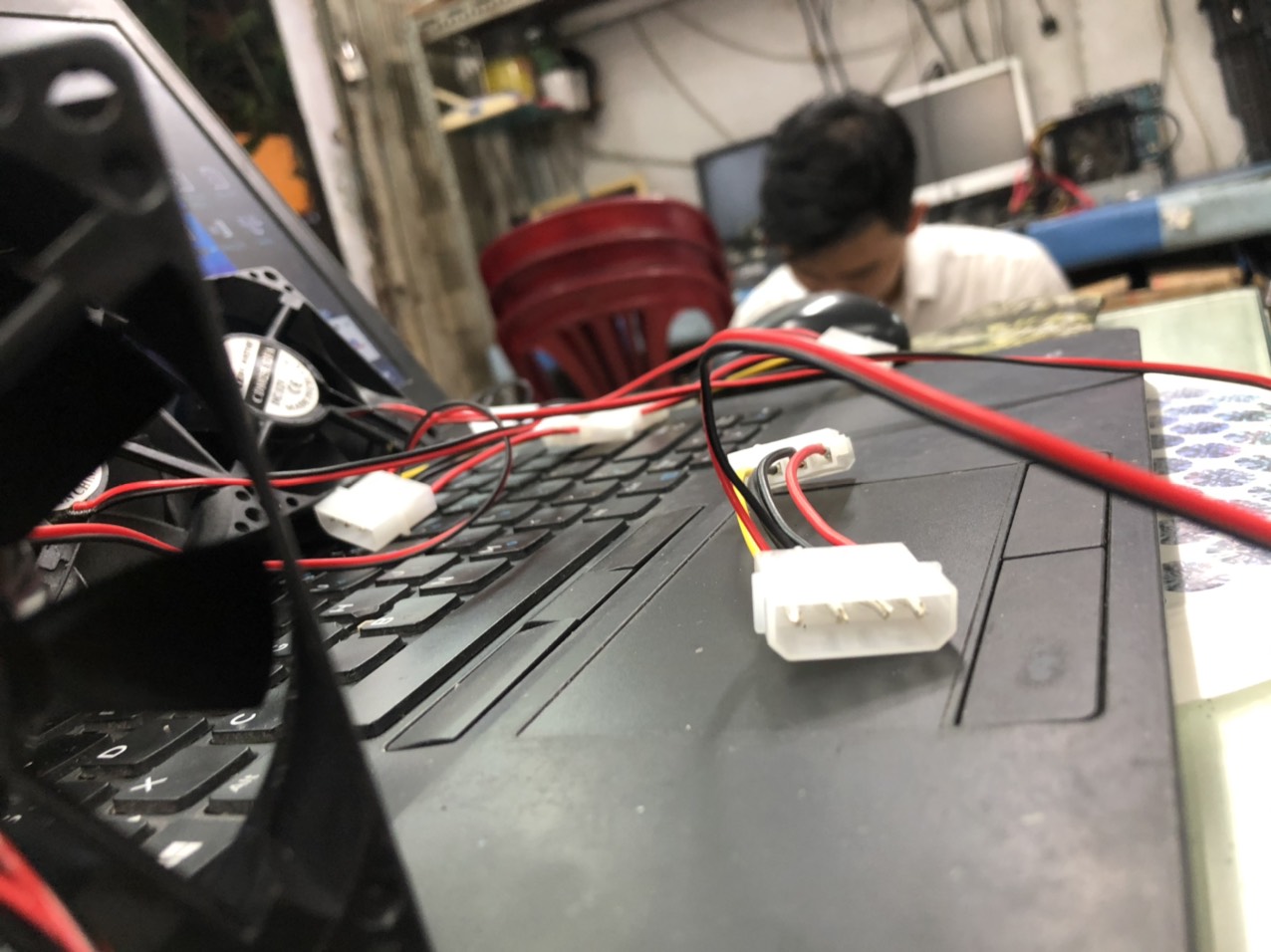 Fan Case 8CM - Làm Mát Thùng CPU - Màu đen