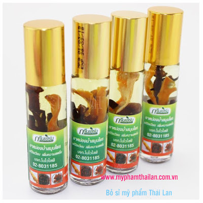 Combo 3 chai dầu lăn nhân sâm Thái Lan 8ml/chai