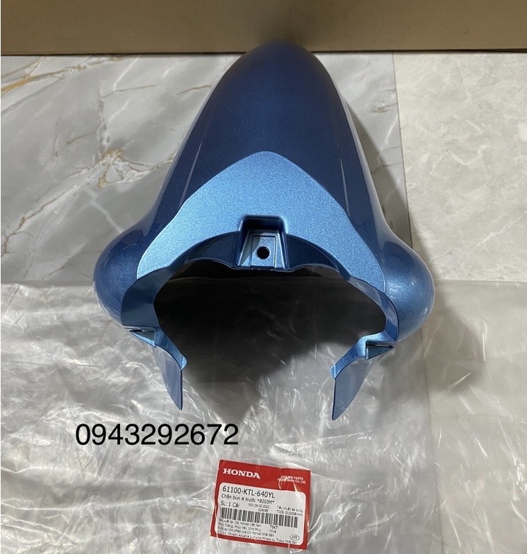 Dè (Chắn Bùn Trước) Wave 100 (Alpha "A") (2011, 2017) Xanh Dương Honda ( 61100KTL640YL)