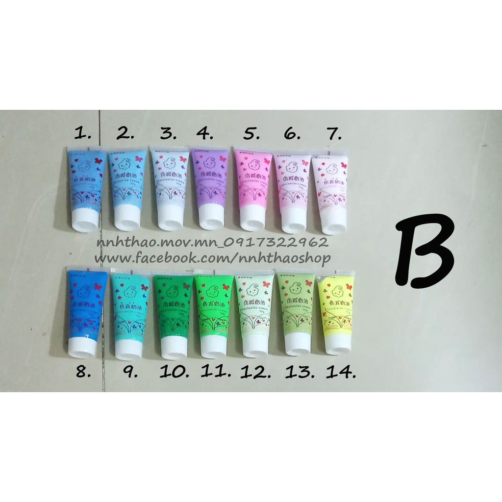 Đất Sét Lỏng / Keo Kem Trang Trí Ốp Điện Thoại 50Ml